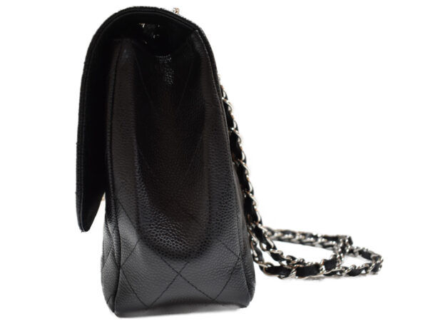 imgrc0089532702 Chanel Matelasse Caviar Skin Chain Shoulder Bag Black