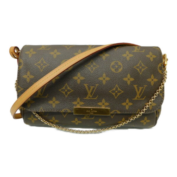 imgrc0089969805 Louis Vuitton Favorite MM Monogram Shoulder Bag Brown