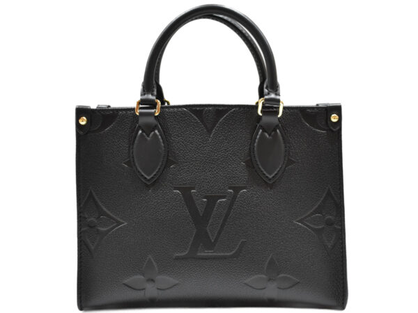 imgrc0090162226 Louis Vuitton On the Go PM Handbag Empreinte Giant Noir Black