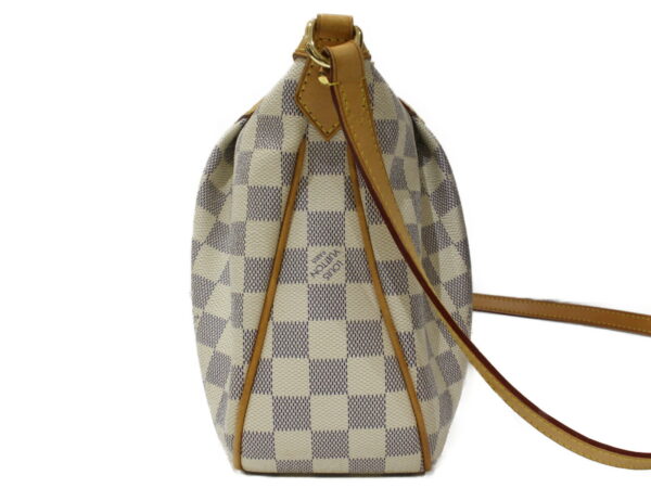 imgrc0090270483 Louis Vuitton Siracusa PM Damier Azur Shoulder Bag White Gray