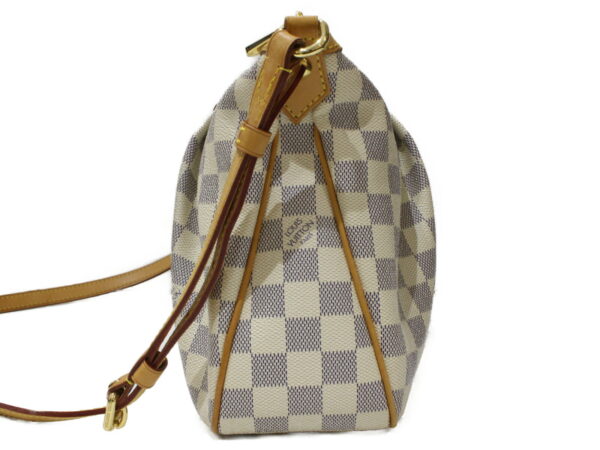 imgrc0090270489 Louis Vuitton Siracusa PM Damier Azur Shoulder Bag White Gray