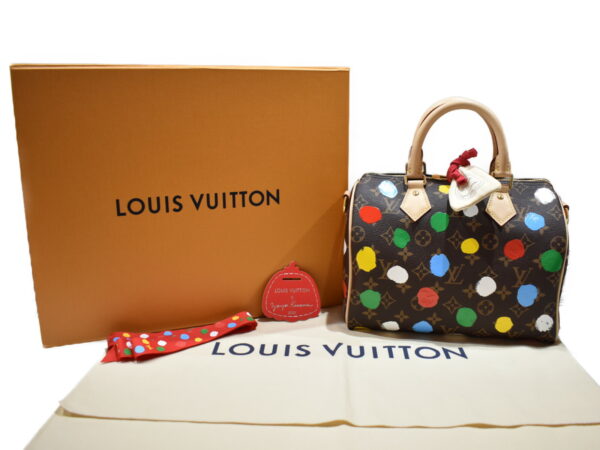 imgrc0090278742 Louis Vuitton Speedy Bandouliere 25 Yayoi Kusama Multicolor