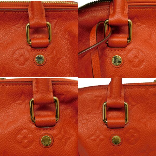 imgrc0090489372 Louis Vuitton Speedy Bandouliere 25 Empreinte Shoulder Bag Orange