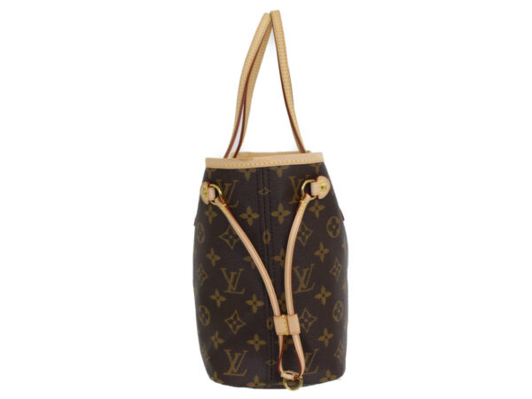 imgrc0090586079 Louis Vuitton Neverfull PM Monogram Canvas Tote Bag Brown Beige