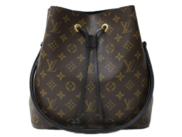 imgrc0090683905 Louis Vuitton Neonoe Monogram Canvas Drawstring Bag Brown