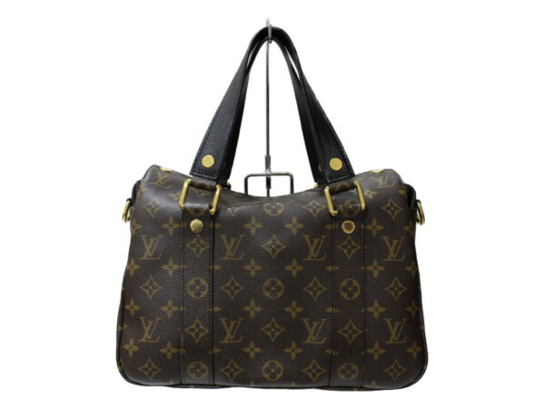 imgrc0090916046 Louis Vuitton Manhattan Monogram Handbag Brown Black