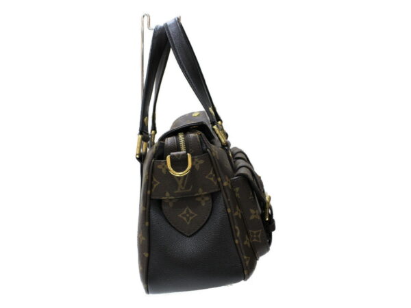 imgrc0090916048 Louis Vuitton Manhattan Monogram Handbag Brown Black