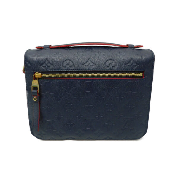 imgrc0090950302 Louis Vuitton Pochette Metis MM Empreinte Leather Handbag Navy