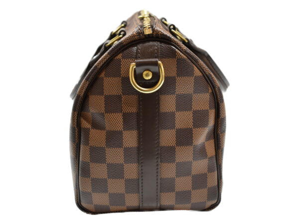 imgrc0091045481 Louis Vuitton Speedy Bandouliere 25 Bag Canvas Damier Ebene Brown