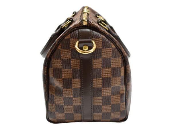 imgrc0091045482 Louis Vuitton Speedy Bandouliere 25 Bag Canvas Damier Ebene Brown