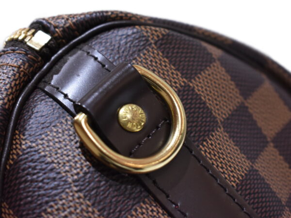 imgrc0091045486 Louis Vuitton Speedy Bandouliere 25 Bag Canvas Damier Ebene Brown