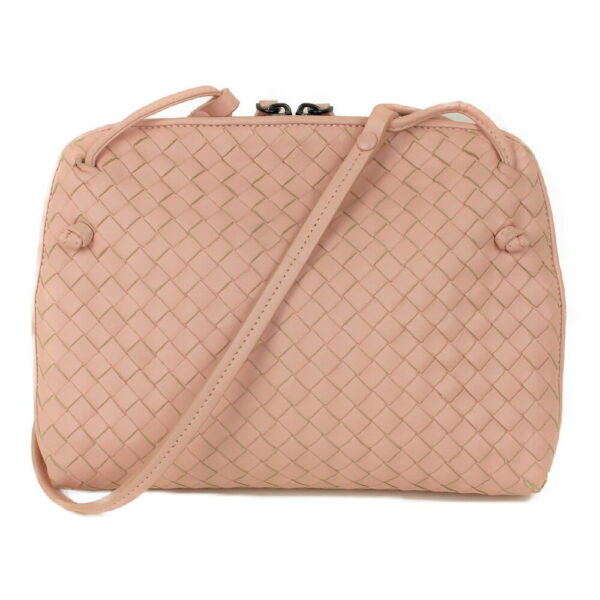 imgrc0091126199 Bottega Veneta Intrecciato Shoulder Bag Leather Pink