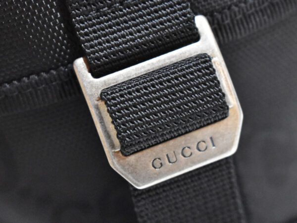 imgrc0091133285 Gucci Sling Backpack GG Nylon Black