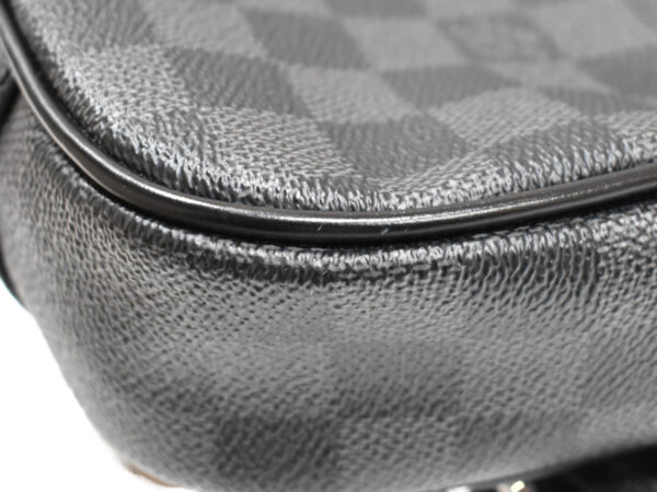 imgrc0091152723 Louis Vuitton Umbraer Body Bag Waist Pouch Canvas Damier Graphite Black Gray