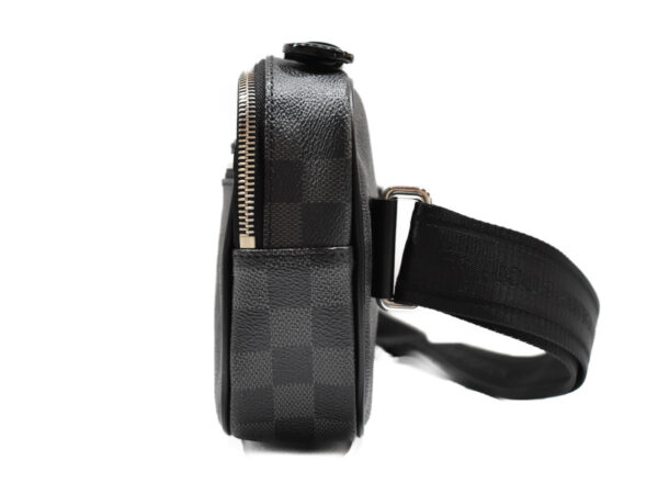 imgrc0091152726 Louis Vuitton Umbraer Body Bag Waist Pouch Canvas Damier Graphite Black Gray