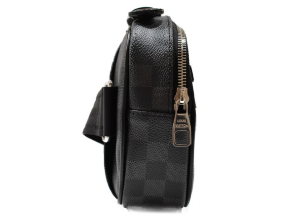 imgrc0091152728 Louis Vuitton Umbraer Body Bag Waist Pouch Canvas Damier Graphite Black Gray