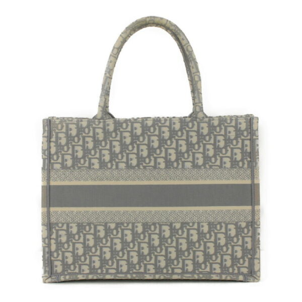 imgrc0091191051 Christian Dior Book Tote Gray Canvas