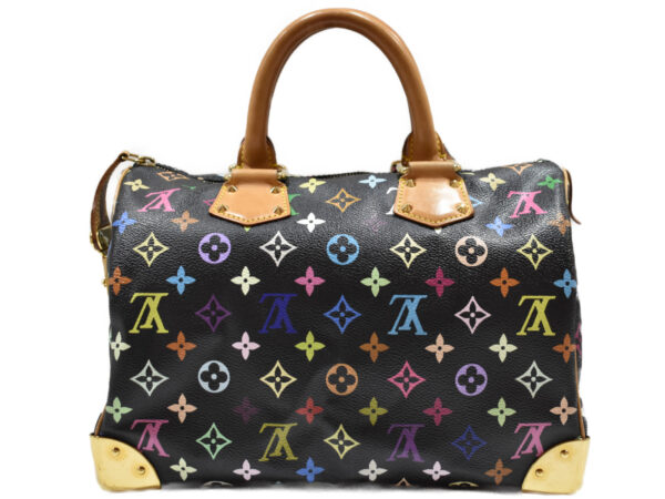 imgrc0091200878 Louis Vuitton Speedy 30 Bag Monogram Multicolor Noir Black