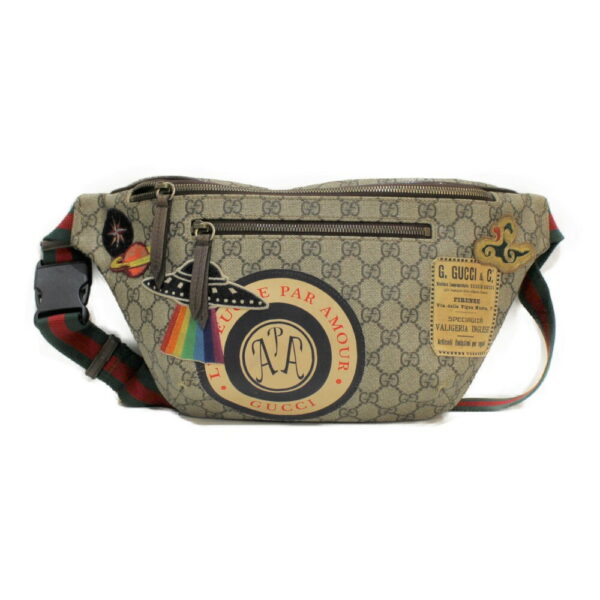 imgrc0091201372 Gucci GG Supreme Courier Body Bag Beige Brown Multicolor