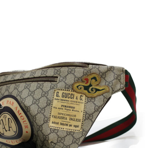 imgrc0091201384 Gucci GG Supreme Courier Body Bag Beige Brown Multicolor