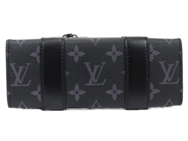 imgrc0091221475 Louis Vuitton Sac Plat Mini Monogram Eclipse Handbag Black Gray