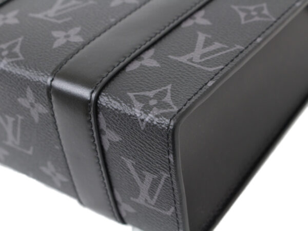 imgrc0091221476 Louis Vuitton Sac Plat Mini Monogram Eclipse Handbag Black Gray