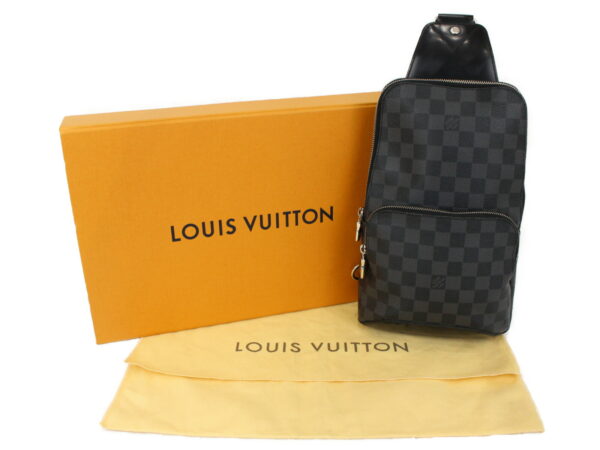 imgrc0091241836 Louis Vuitton Avenue Sling Bag Damier Graphite Body Bag Black Gray