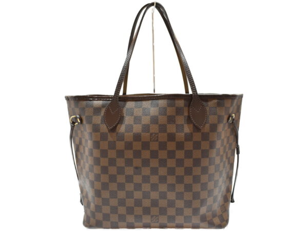 imgrc0091267647 Louis Vuitton Neverfull MM Tote Bag Canvas Damier Ebene Brown