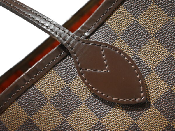 imgrc0091267679 Louis Vuitton Neverfull MM Tote Bag Canvas Damier Ebene Brown