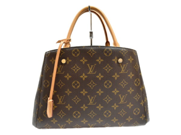 imgrc0091281839 Louis Vuitton Montaigne MM Handbag Monogram Brown