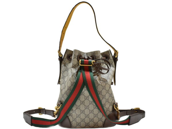 imgrc0091284867 Gucci Backpack GG Supreme Leather Beige