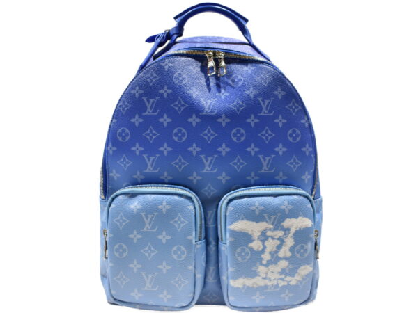 imgrc0091285009 Louis Vuitton LV Clouds Leather Backpack Gradient Blue