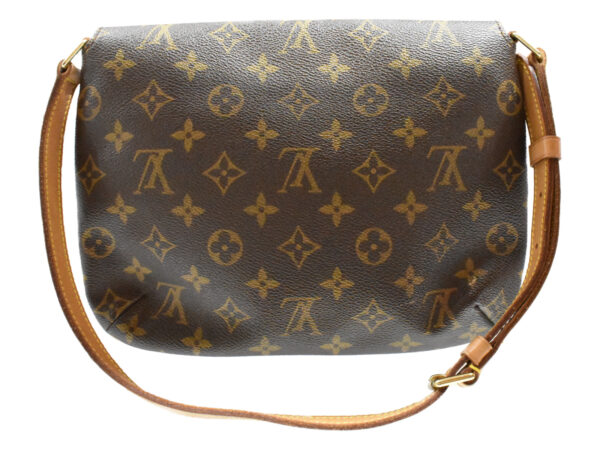 imgrc0091289796 Louis Vuitton Musette Tango Shoulder Bag Monogram Brown