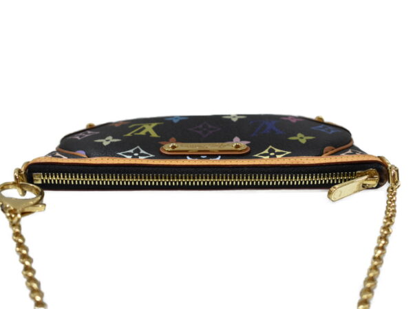 imgrc0091289816 Louis Vuitton Pochette Mila MM Chain Shoulder Bag Multicolor Black