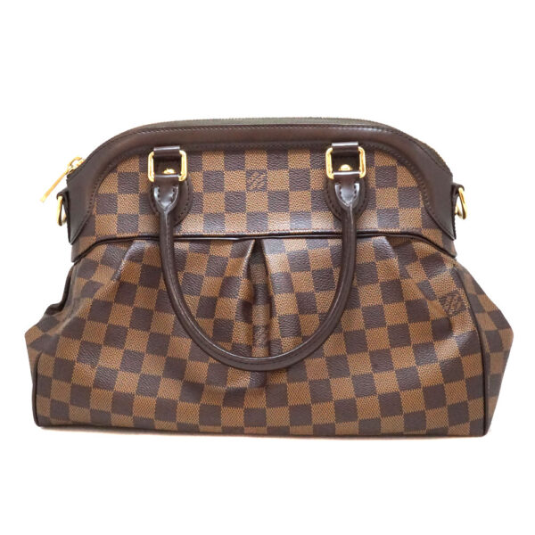 imgrc0091307502 Louis Vuitton Trevi PM Handbag Shoulder Bag Damier Ebene Canvas Brown