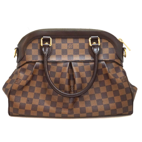 imgrc0091307505 Louis Vuitton Trevi PM Handbag Shoulder Bag Damier Ebene Canvas Brown