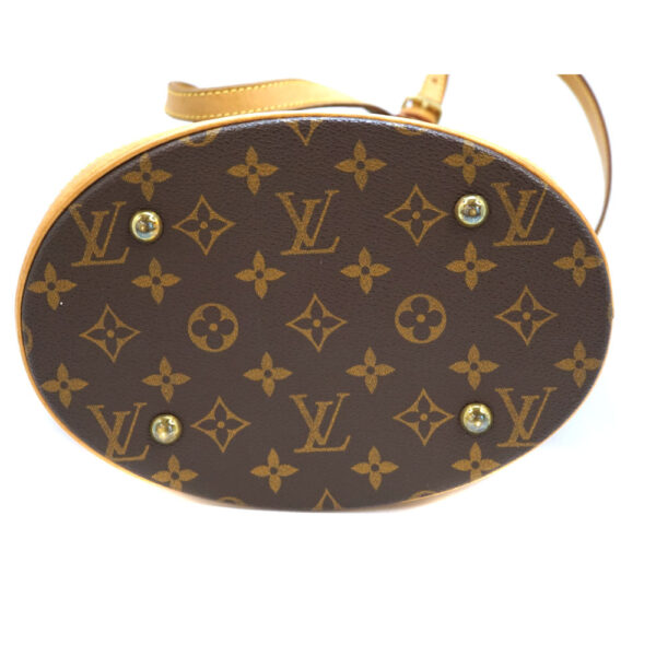 imgrc0091308074 Louis Vuitton Bucket PM Tote Bag Vertical Monogram Brown