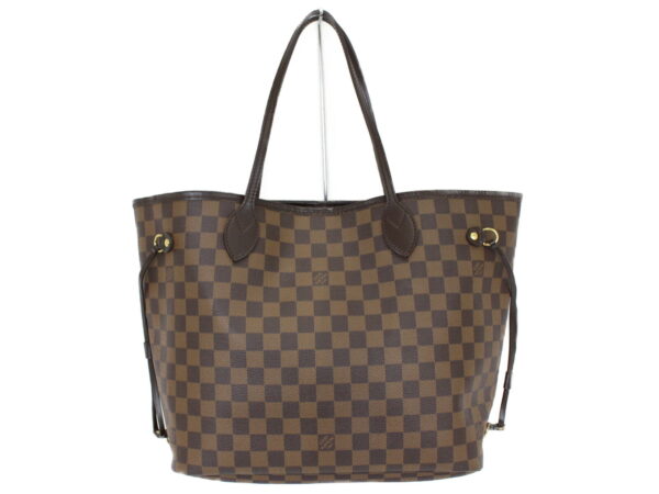 imgrc0091393614 Louis Vuitton Neverfull MM Damier Canvas Tote Bag Brown