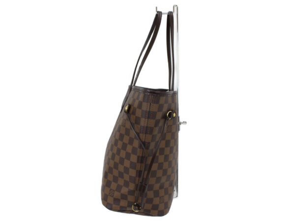 imgrc0091393615 Louis Vuitton Neverfull MM Damier Canvas Tote Bag Brown