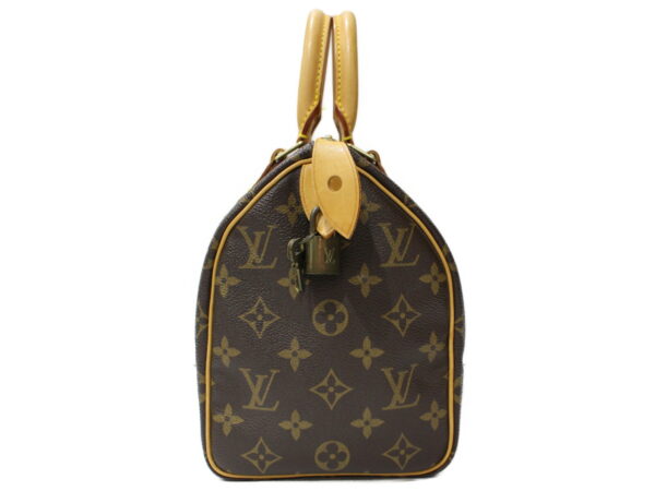 imgrc0091422191 Louis Vuitton Speedy 25 Monogram Canvas Handbag Brown