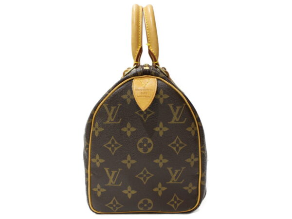 imgrc0091422193 Louis Vuitton Speedy 25 Monogram Canvas Handbag Brown