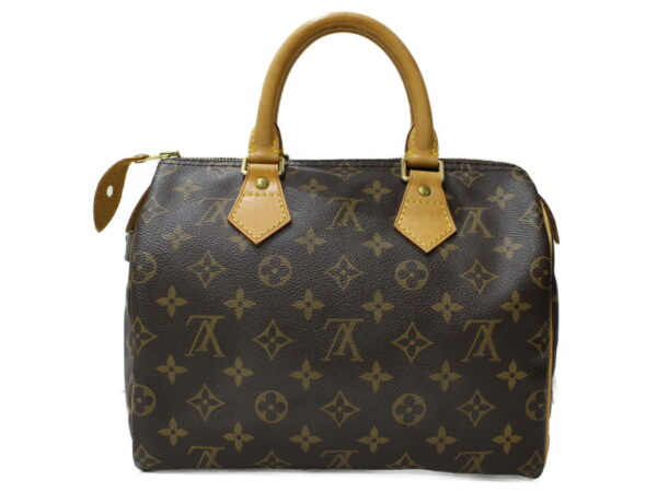 imgrc0091422195 Louis Vuitton Speedy 25 Monogram Canvas Handbag Brown