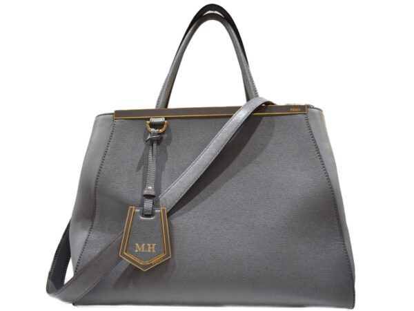 imgrc0091481260 Fendi Toujours Handbag Leather Gray