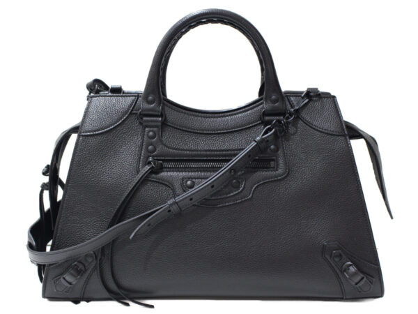 imgrc0091490256 Balenciaga Neo Classic City Leather Handbag Black