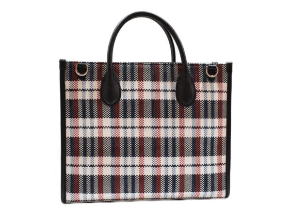 imgrc0091647557 Gucci Small Tote Bag Multicolor Check Yellow White Red Blue