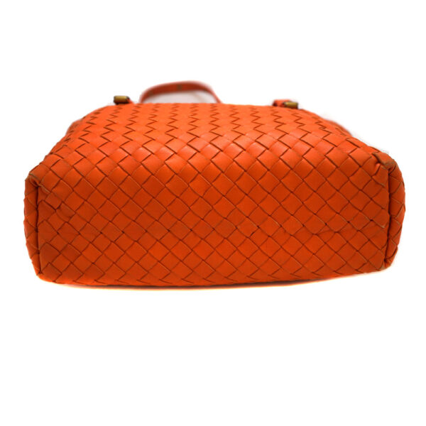 imgrc0091680401 Bottega Veneta Shoulder Tote Bag Intrecciato Lamb Leather Orange