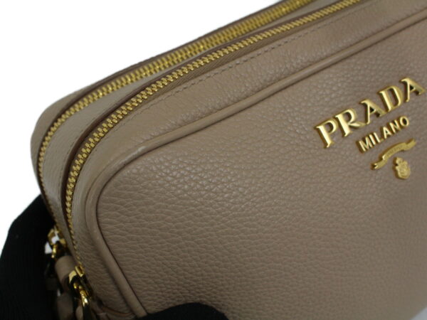 imgrc0091682089 Prada Shoulder Bag Leather Beige