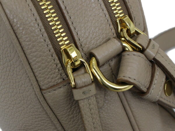 imgrc0091682091 Prada Shoulder Bag Leather Beige