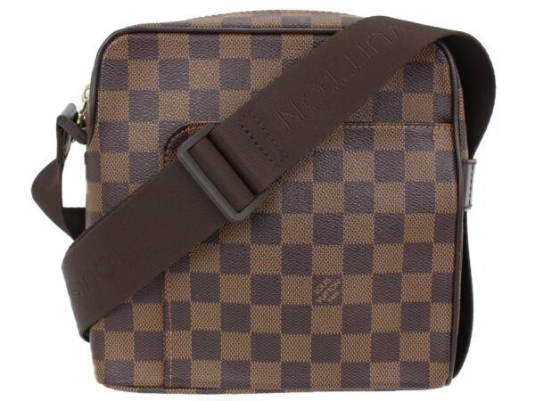 imgrc0091691169 Louis Vuitton Olaf PM Damier Ebene Shoulder Bag Brown