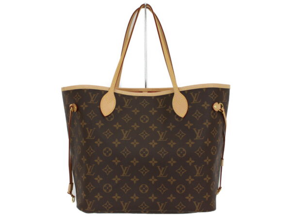 imgrc0091691220 Louis Vuitton Neverfull MM Monogram Canvas Tote Bag Brown